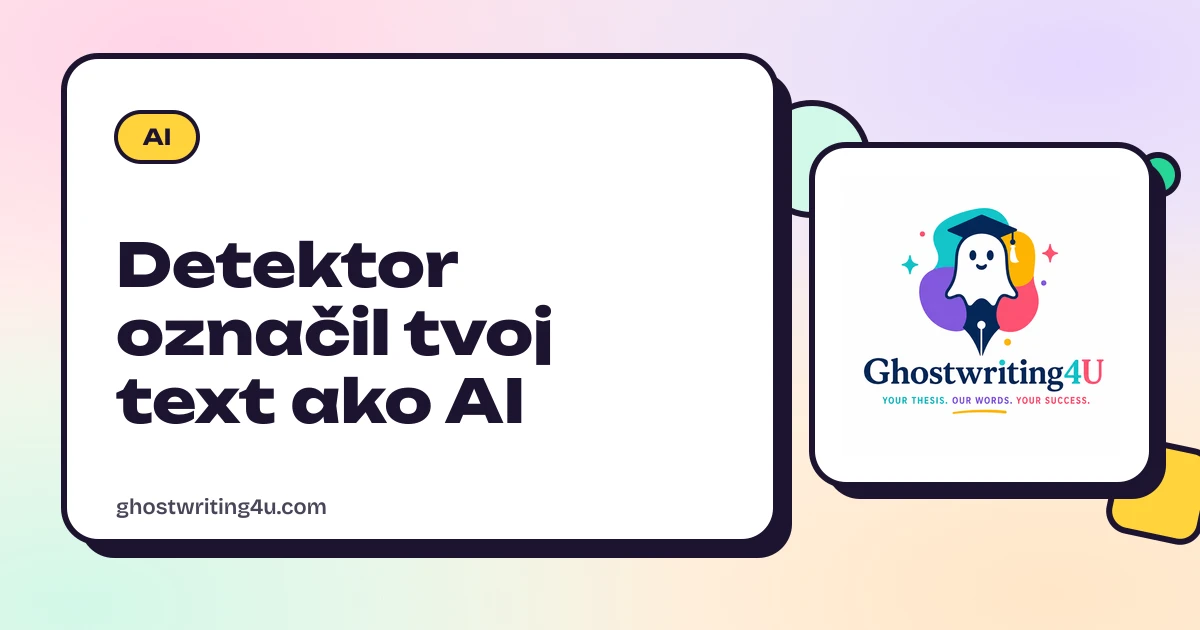 Detektor označil tvoj text ako AI. Čo robiť, keď si písal sám