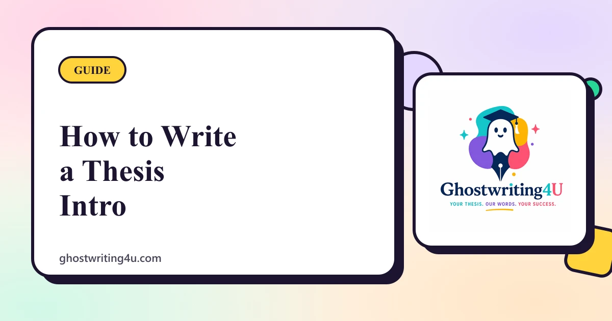 How to Write a Thesis Introduction: Structure, Aim and Examples